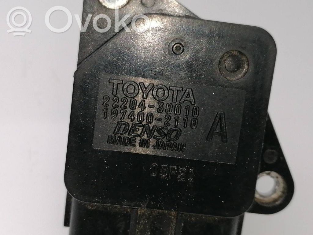 Toyota Land Cruiser (J100) Misuratore di portata d'aria