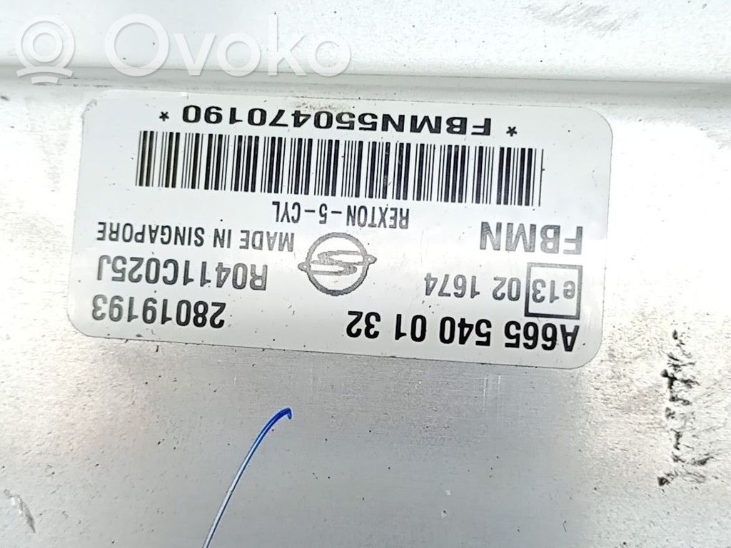 Unidad de control/módulo ECU del motor   6655400132,A6655400132