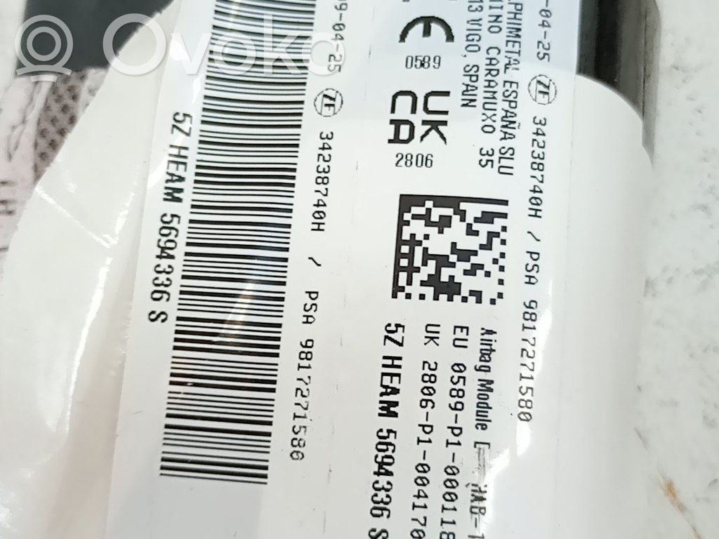 Peugeot Rifter Airbag da tetto