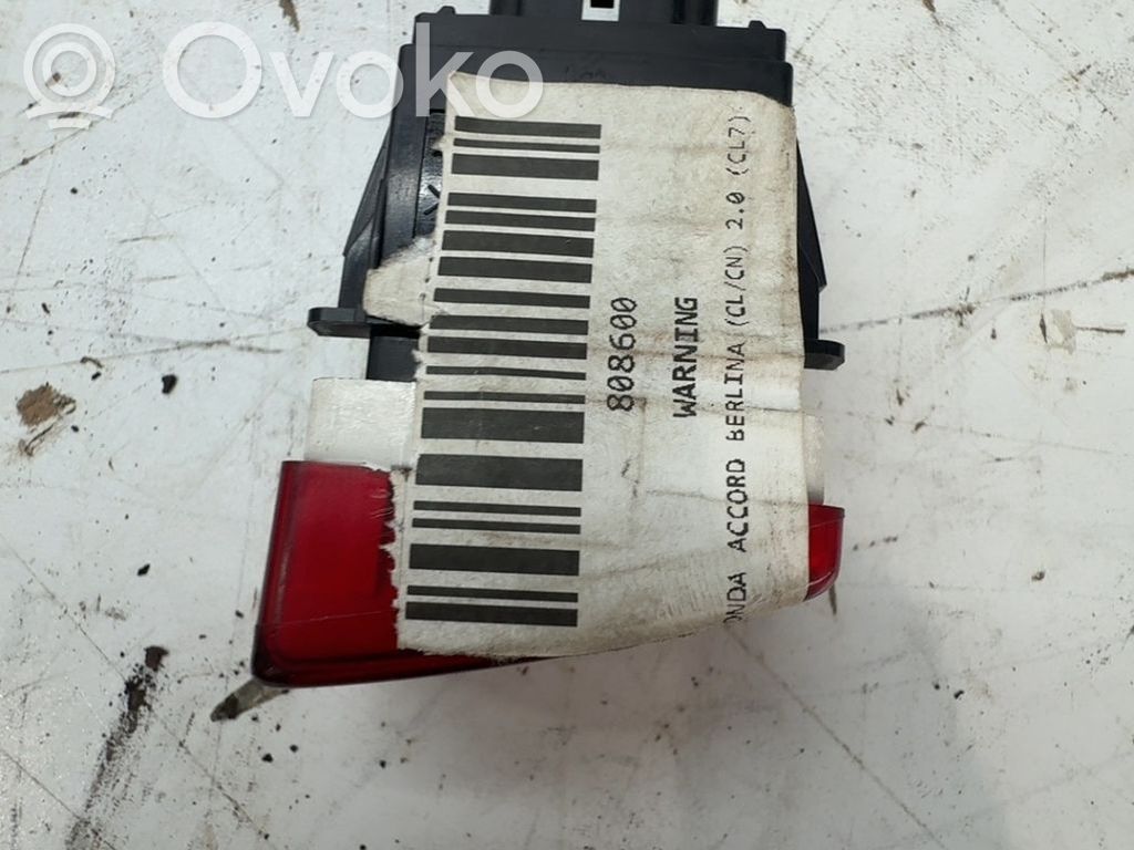 Honda Accord Botón interruptor de luz de peligro