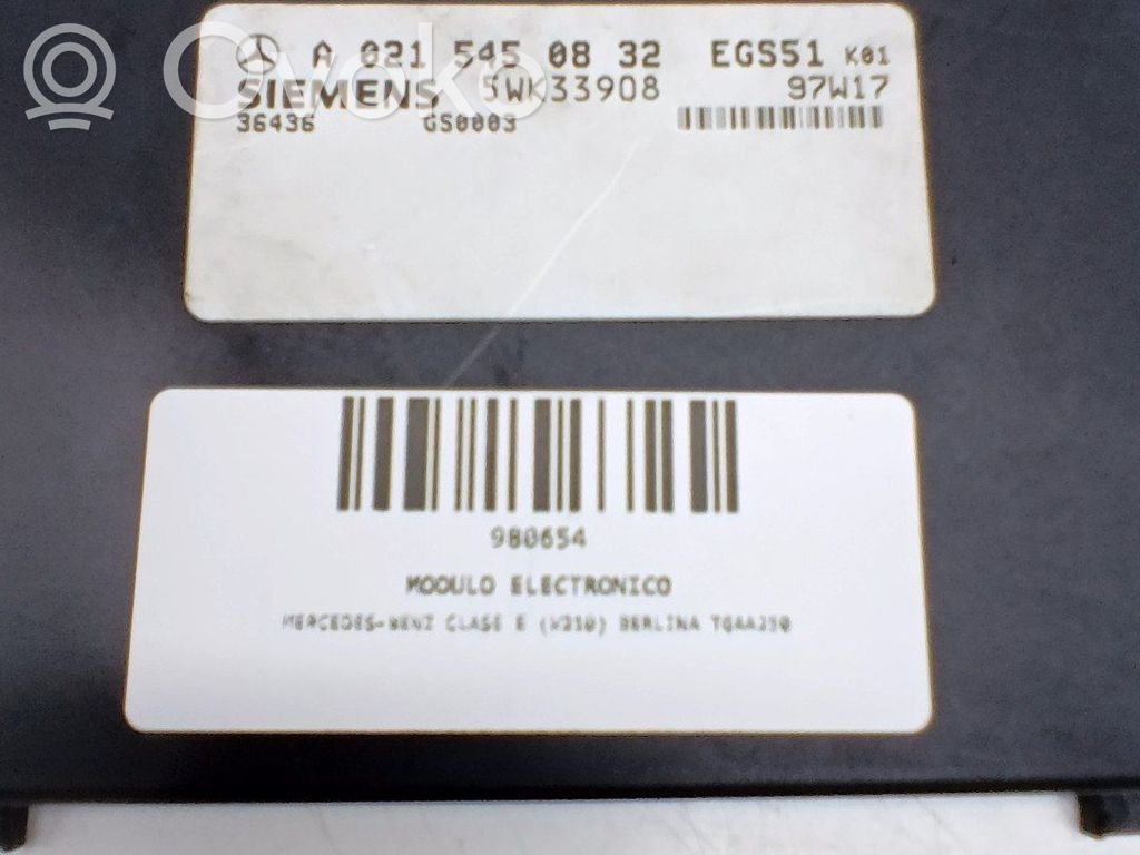 Mercedes-Benz E W210 Modul de control caroserie central