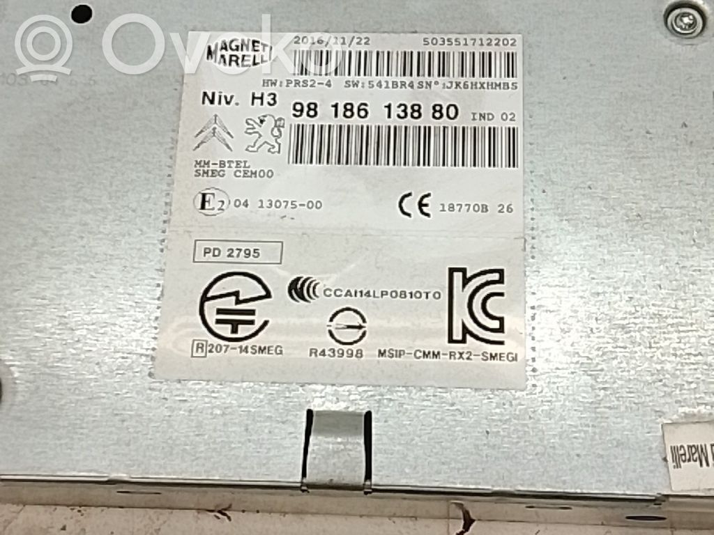 Citroen C4 Cactus Radio/CD/DVD/GPS-pääyksikkö