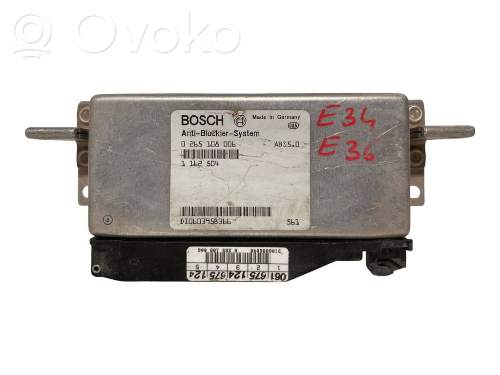 BMW 5 E34 ABS control unit/module 