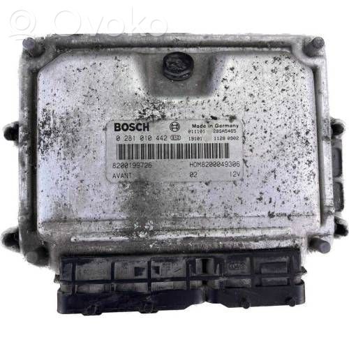 Engine control unit/module   0281010442,8200049306,8200199726,HOM8200049306