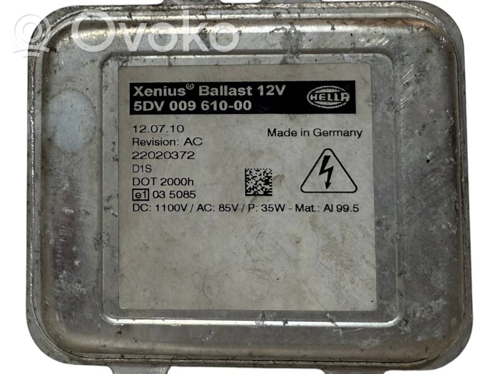 BMW X6 E71 Headlight ballast module Xenon 