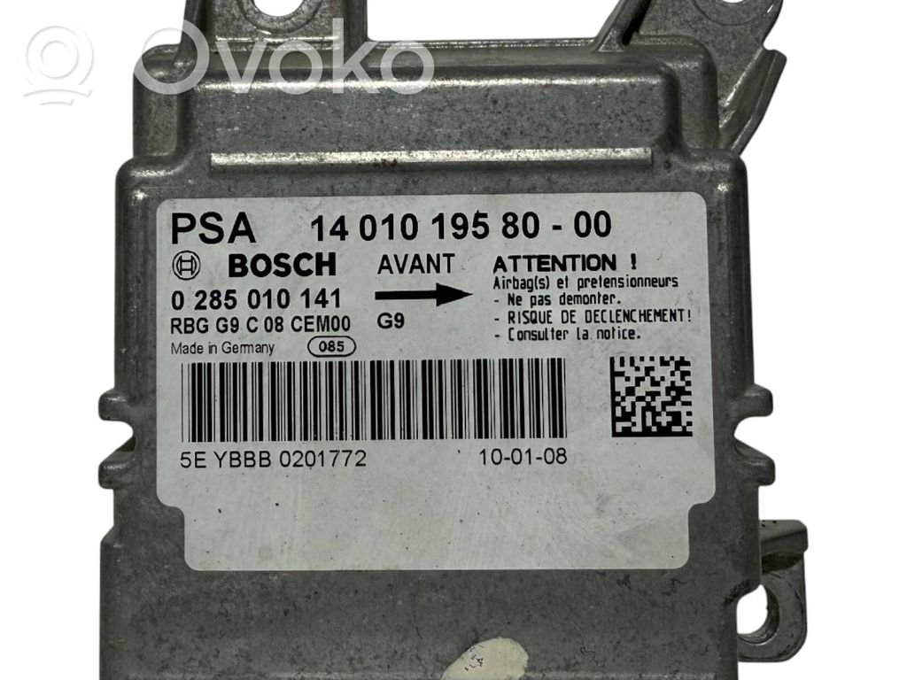 Peugeot Expert Module de contrôle airbag 