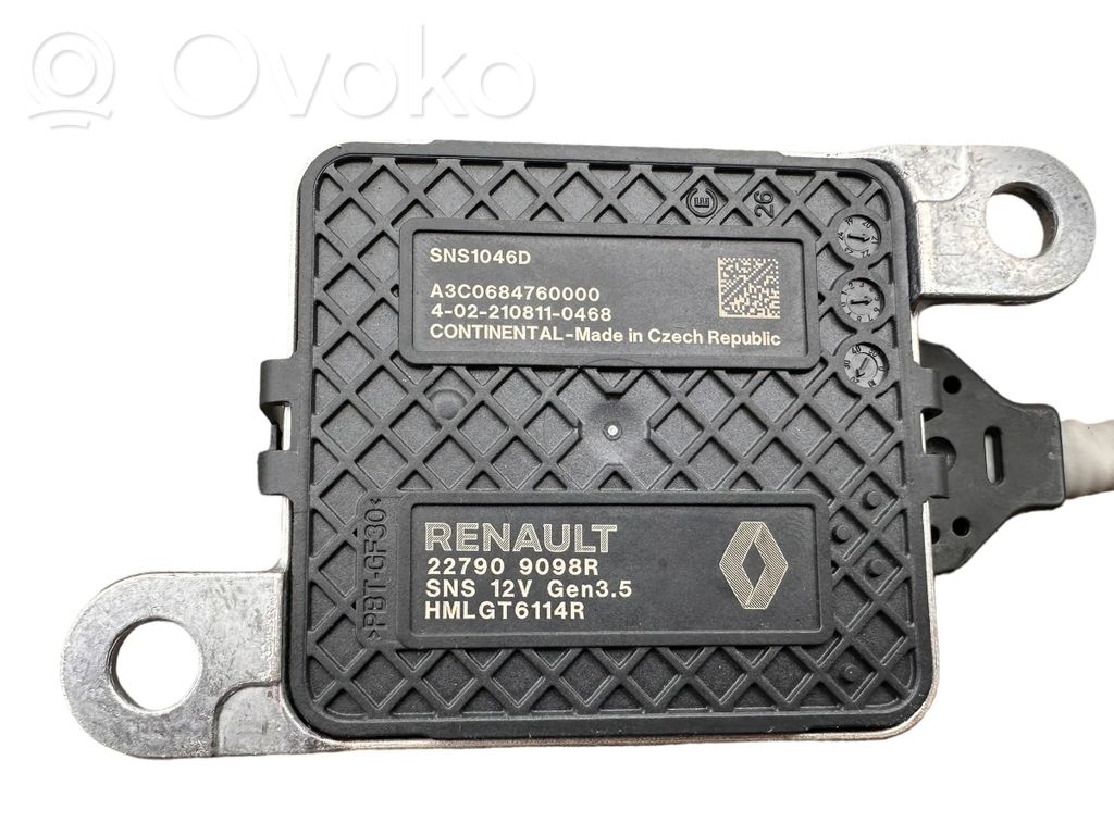 Renault Trafic III (X82) Czujnik temperatury spalin 