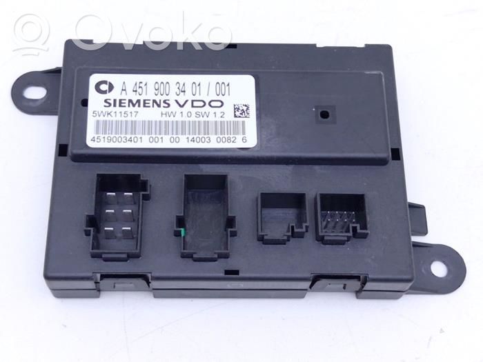 Smart ForTwo II Unitate/modul de comandă închidere centralizată 