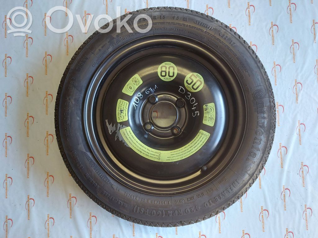 Citroen C3 Picasso R15 spare wheel 