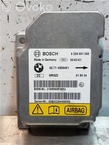 BMW 3 E46 Unitate/modul de comandă airbaguri 