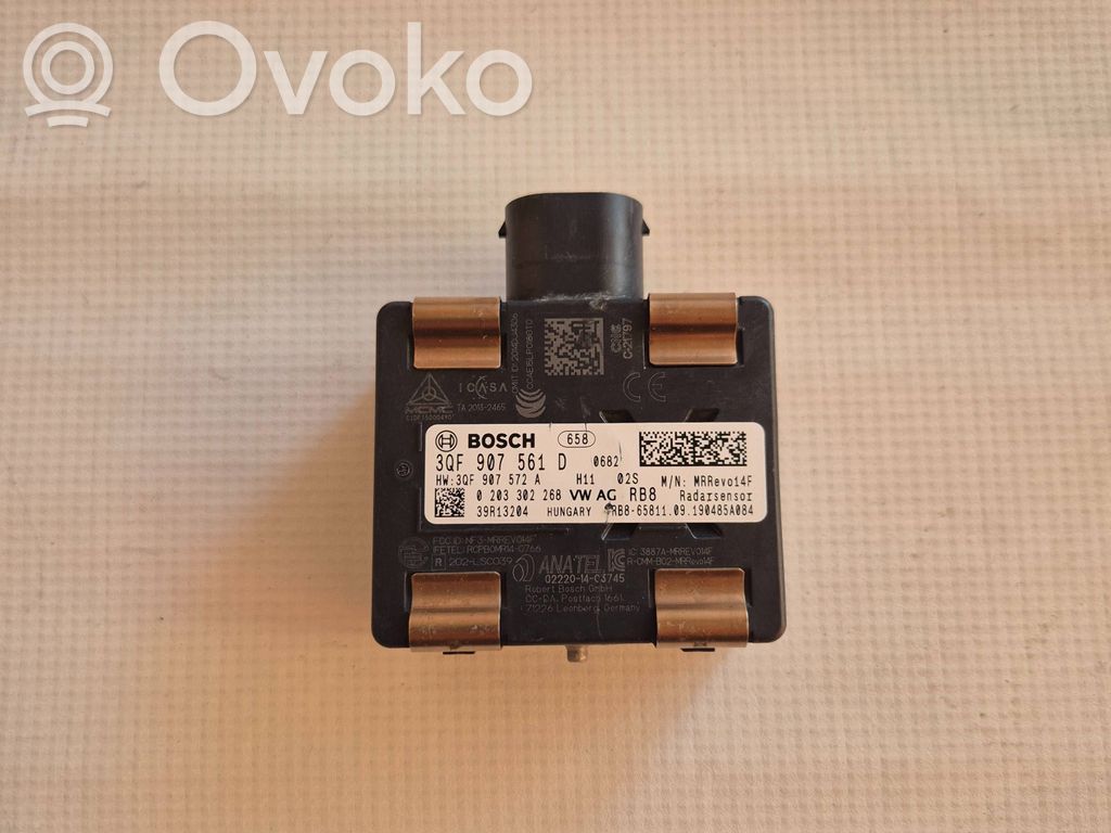 Skoda Octavia Mk3 (5E) Sensor de radar Distronic 
