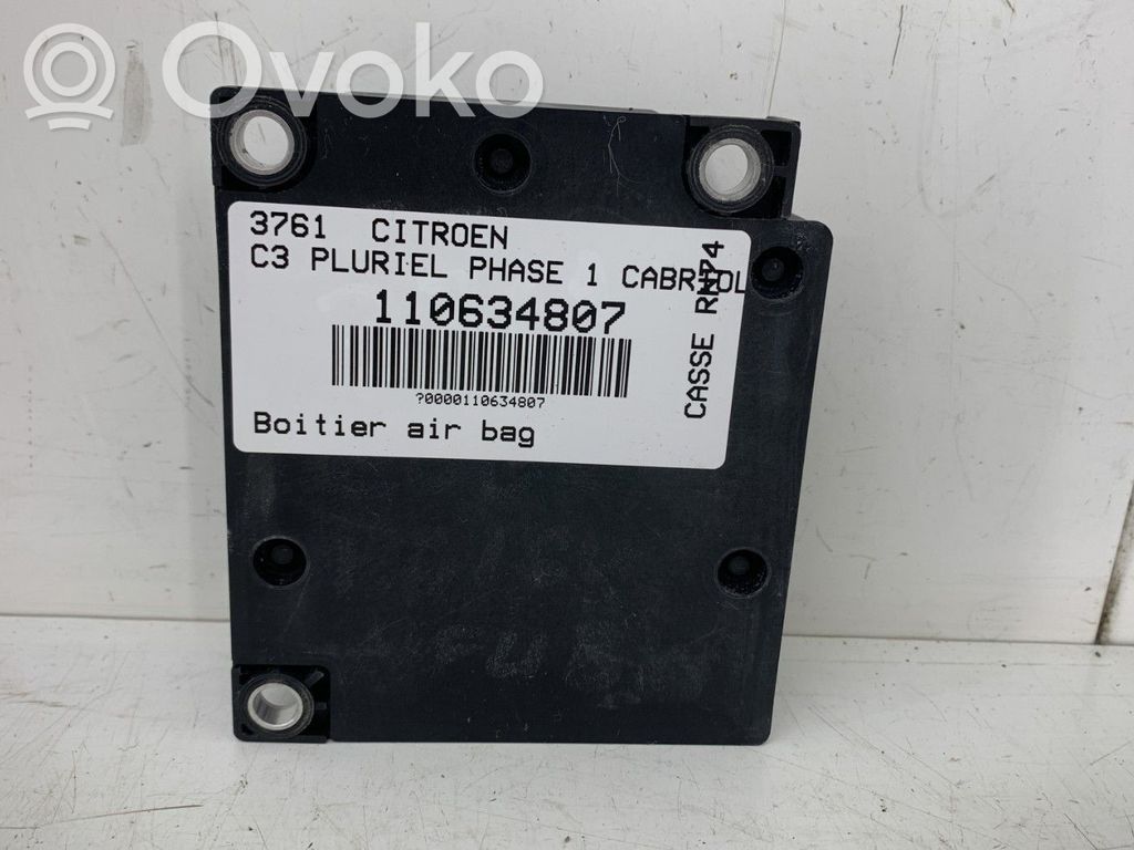 Citroen C3 Pluriel Airbag control unit/module 
