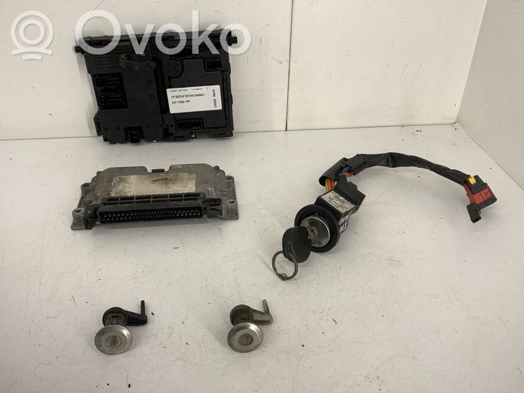 Peugeot 206 Engine ECU kit and lock set 