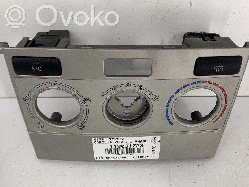 Toyota Corolla Verso E121 Set di finiture decorative interne 