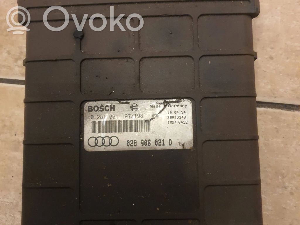 Audi 80 90 S2 B4 Centralina/modulo del motore 