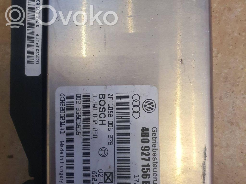 Audi A6 S6 C5 4B Sterownik / Moduł skrzyni biegów 