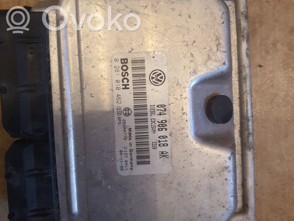 Engine control unit/module   074906018AK,0281010462,28SA4770