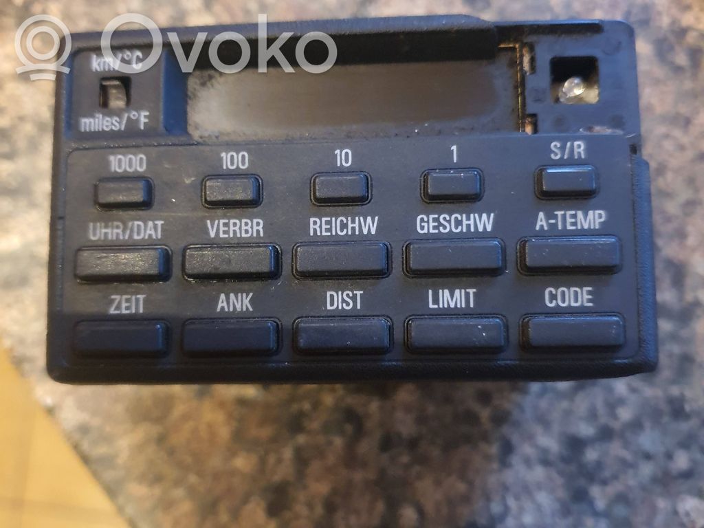 BMW 5 E34 On-board computer control switch 
