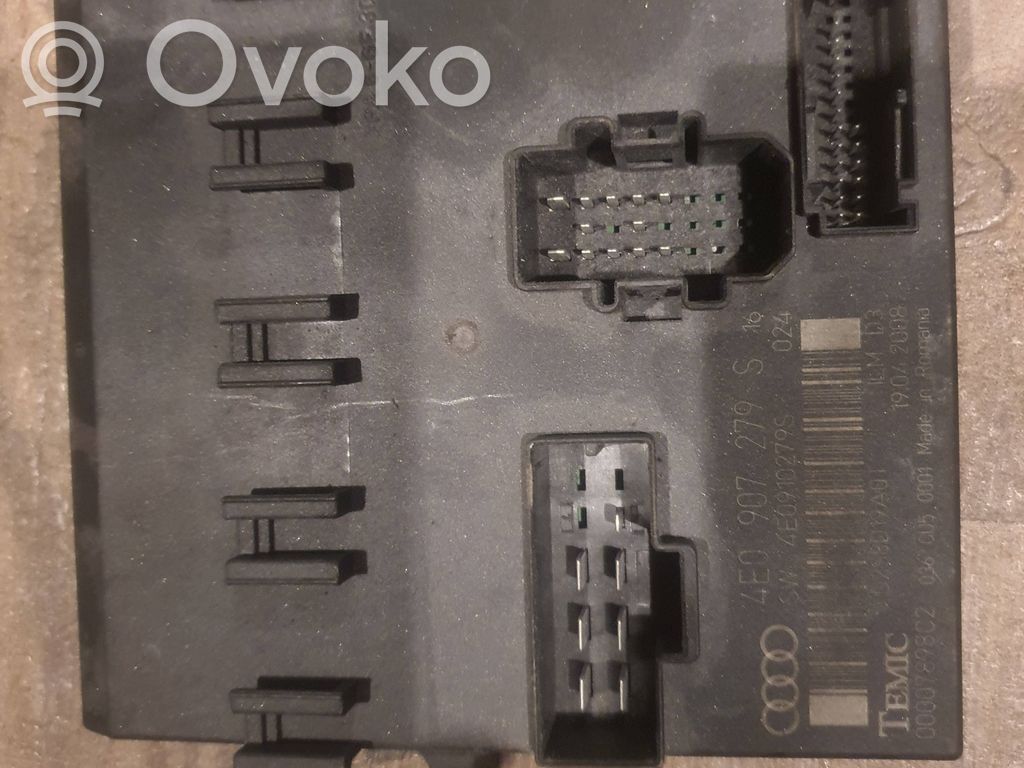 Comfort/convenience module   4E0907279S,00007898C2,D2S8D19A0T,4E0910279S