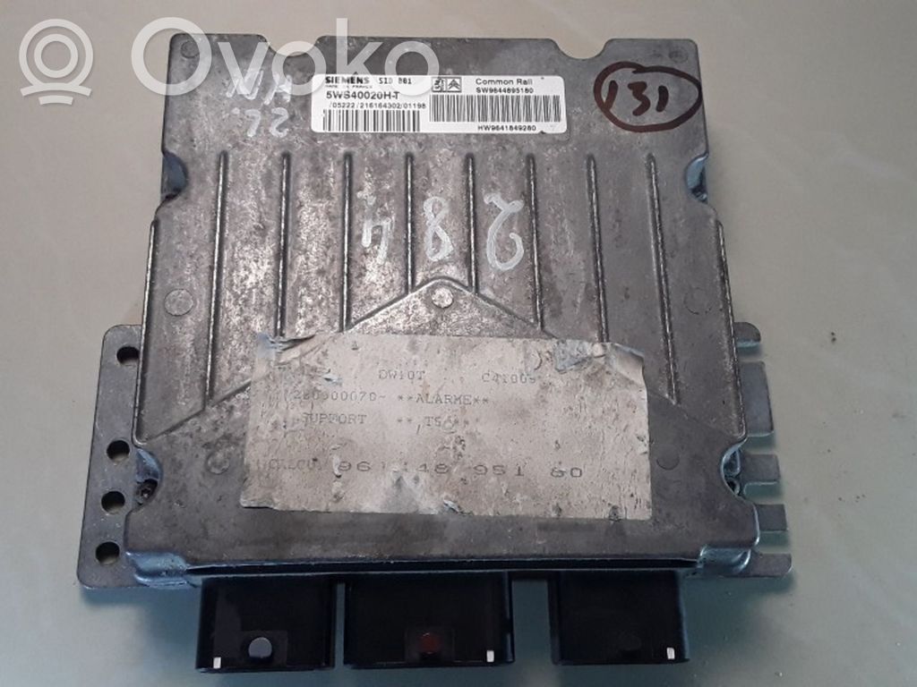Peugeot 307 Engine control unit/module 