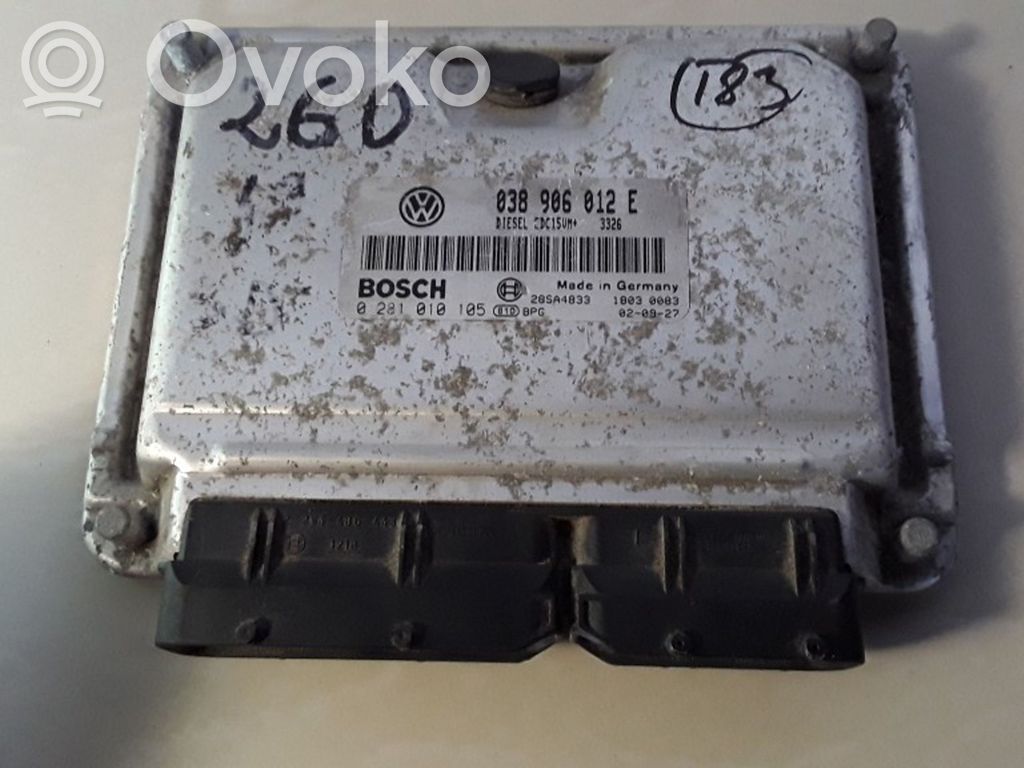 Volkswagen Golf IV Engine control unit/module 