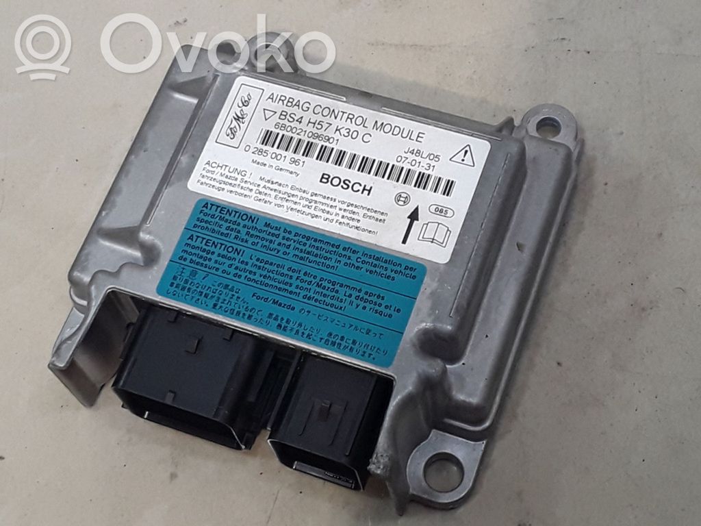 Airbag control unit/module   0285001961,BS4H57K30C