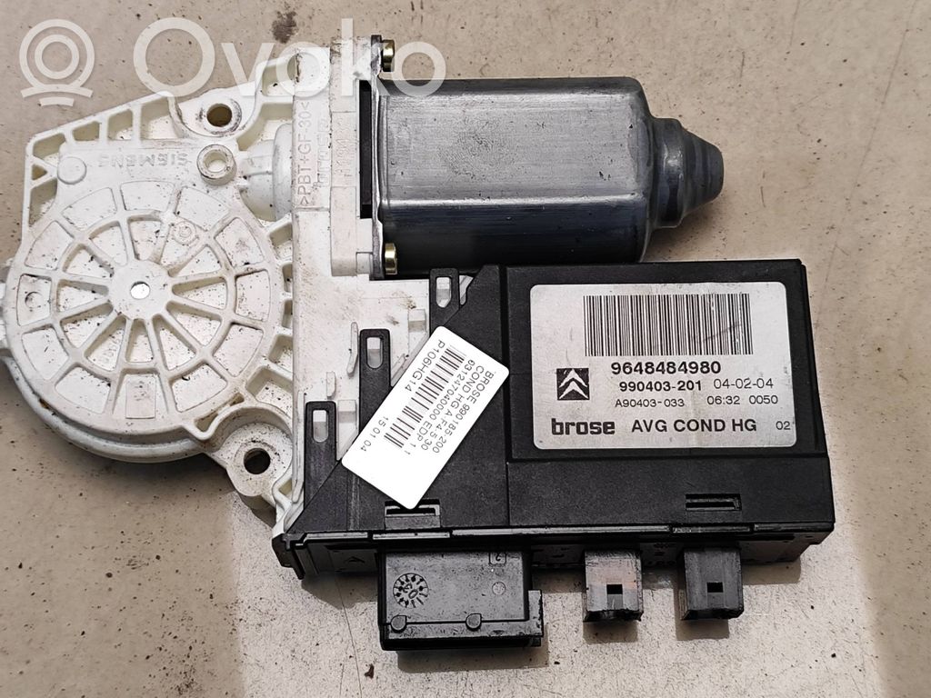 Citroen C5 Front door window regulator motor 