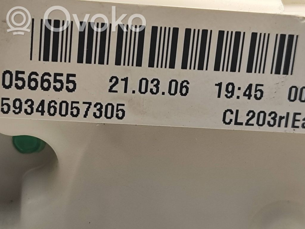 Pas bezpieczeństwa fotela tylnego   59346057305,056655,19450083,CL203MEAM