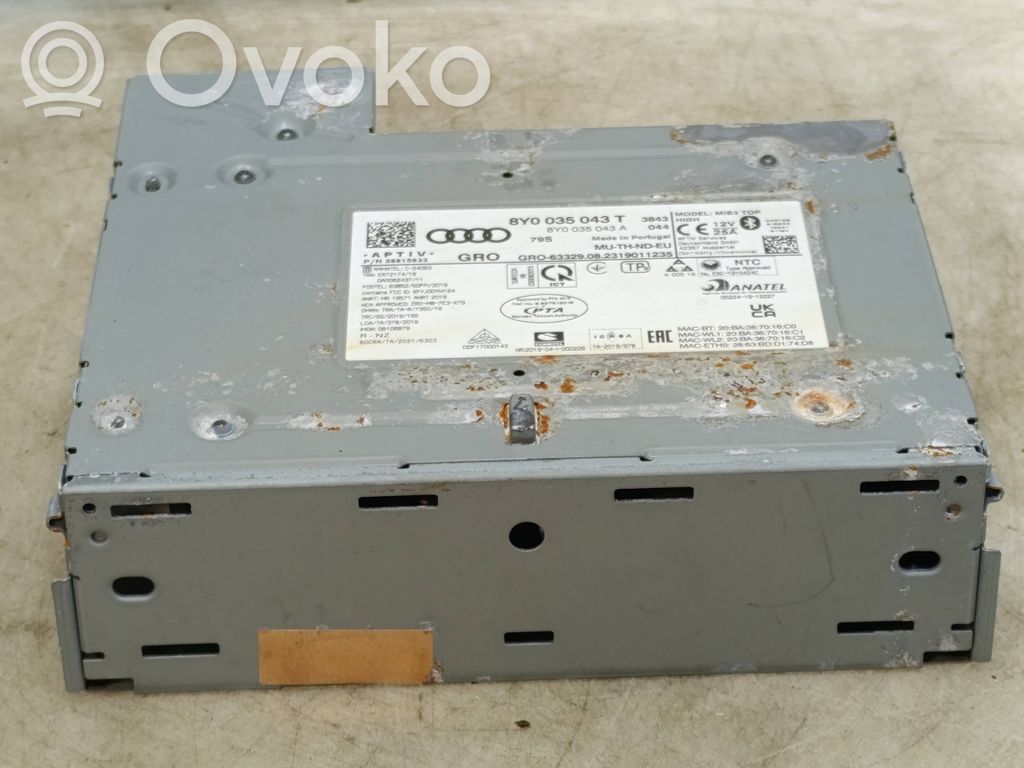 Audi A3 8Y Panel / Radioodtwarzacz CD/DVD/GPS 