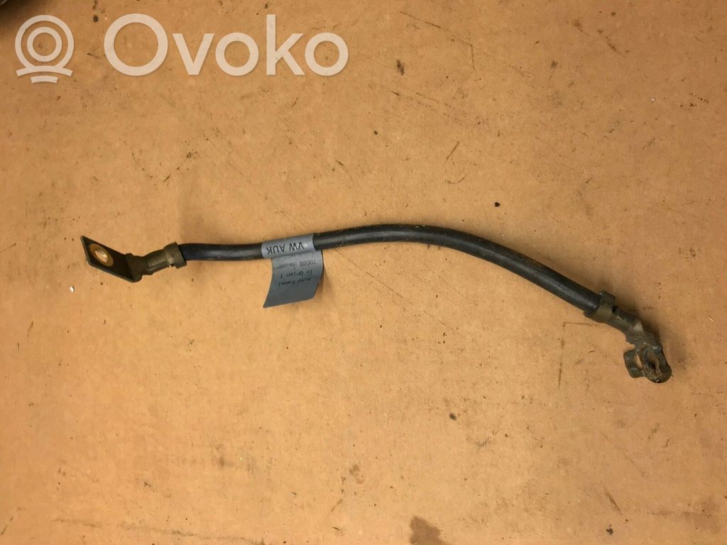 Volkswagen Polo V 6R Minus / Klema / Przewód akumulatora 