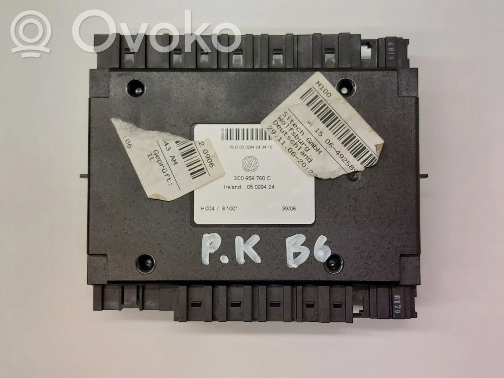 Volkswagen PASSAT B6 Module de commande de siège 