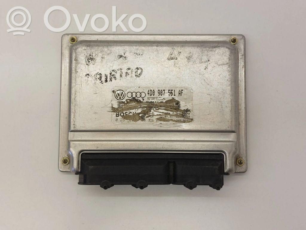Engine control unit/module   4D0907551AF