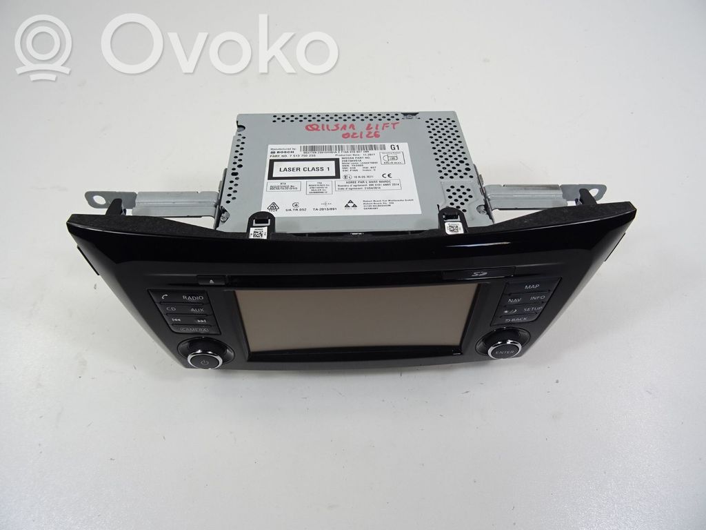 Nissan Qashqai CD/DVD player unitate navigație 