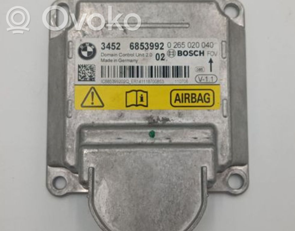 BMW X3 F25 Sterownik / Moduł Airbag 
