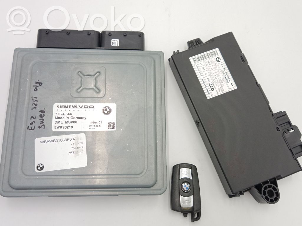 BMW 3 E92 E93 Engine ECU kit and lock set 