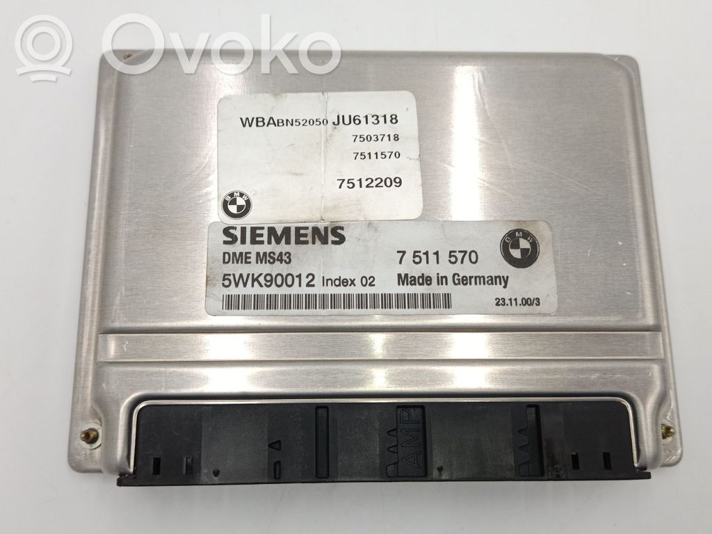 BMW 3 E46 Engine control unit/module 