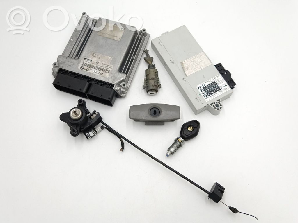 BMW 5 E60 E61 Kit cu ECU motor și set închidere uși 