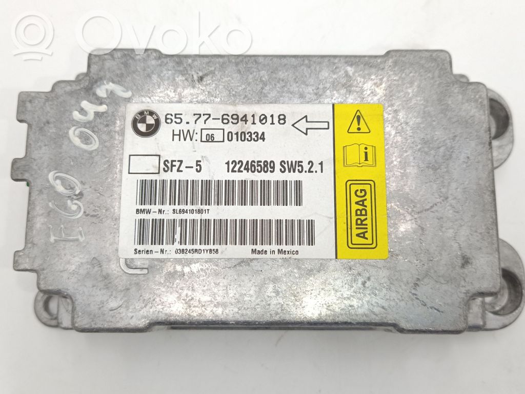 BMW 5 E60 E61 Airbag control unit/module 
