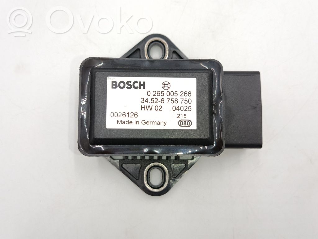 ESP acceleration yaw rate sensor   0265005266,34526758750,6758750