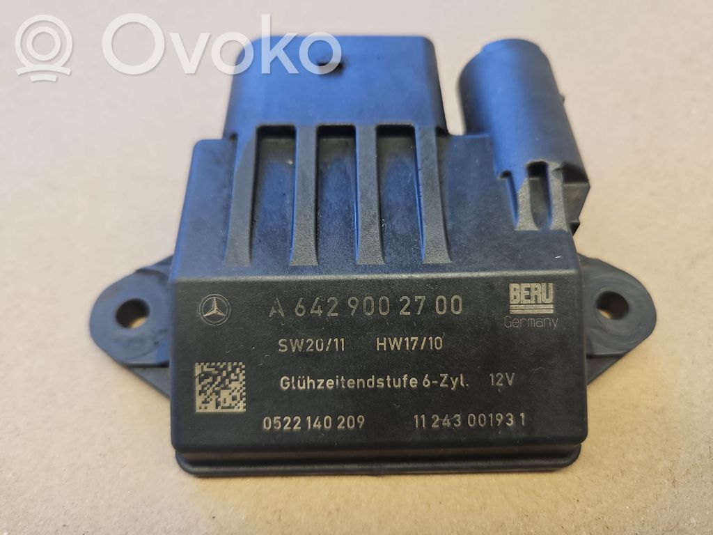 Mercedes-Benz E W211 Glow plug pre-heat relay 
