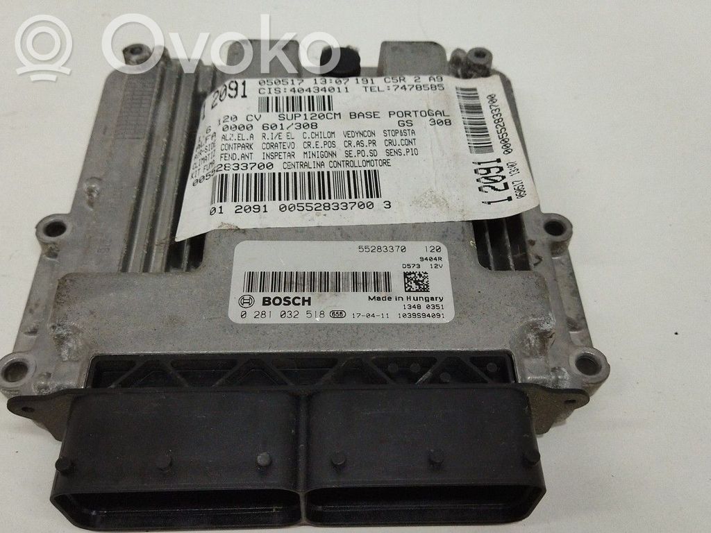 Alfa Romeo Giulietta Engine control unit/module 