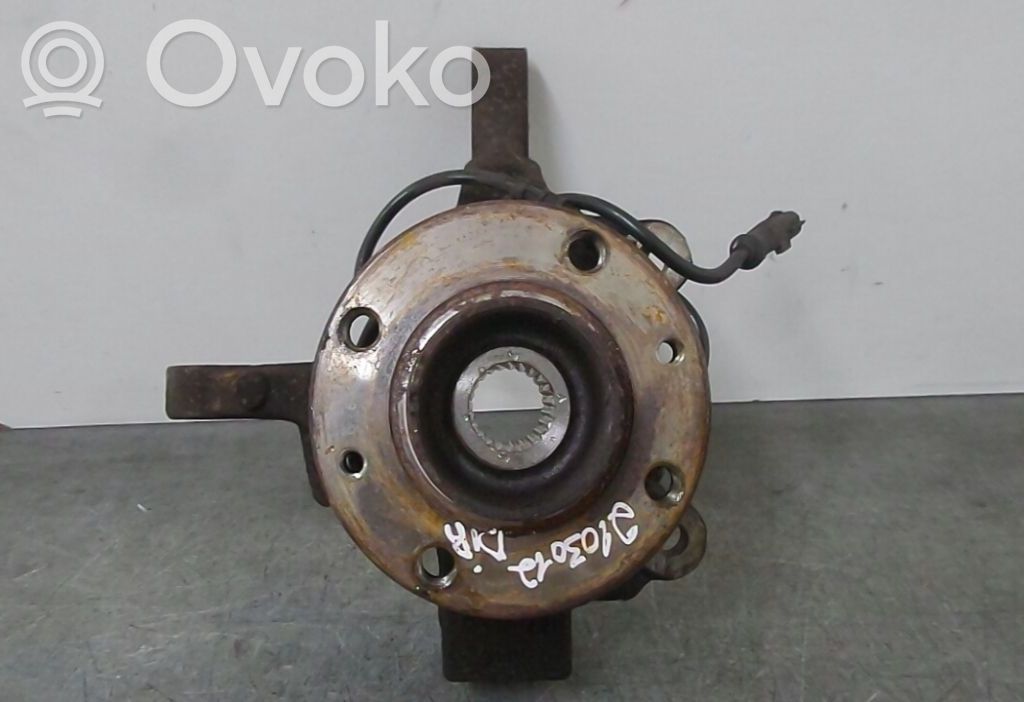 Front wheel hub spindle knuckle