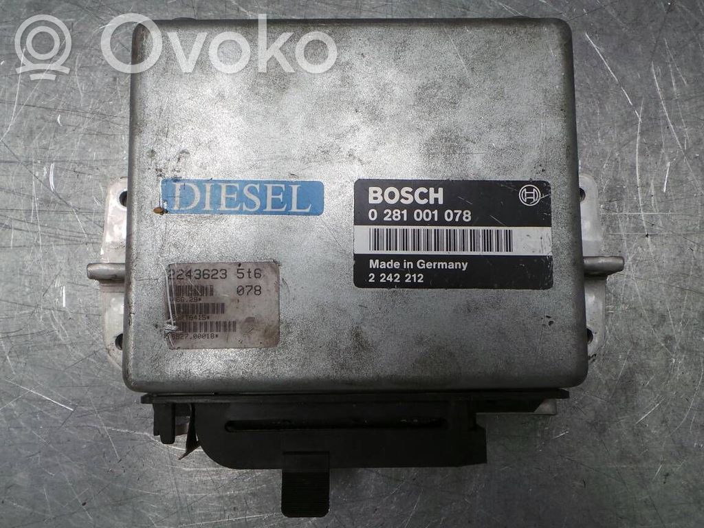 Unidad de control/módulo del motor   0281001078,2242212,2243623,5T6