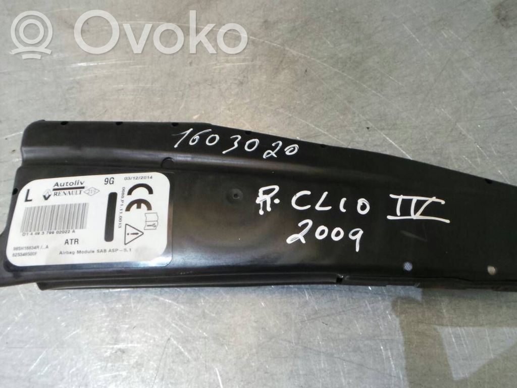 Renault Clio IV Istuimen turvatyyny 