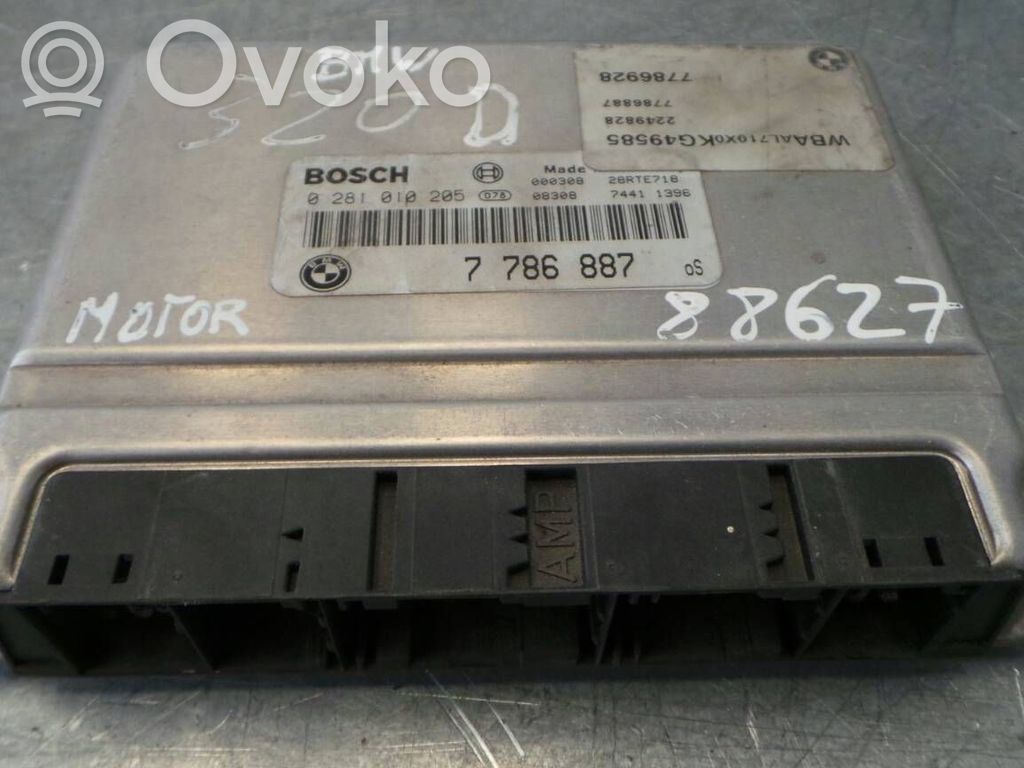 Jousituksen ohjainlaite/moduuli   0281010205,13617786887,7786887