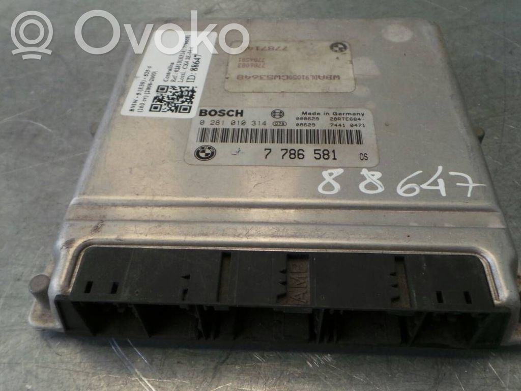 Module de commande suspension   0281010314,13617786581,7786581