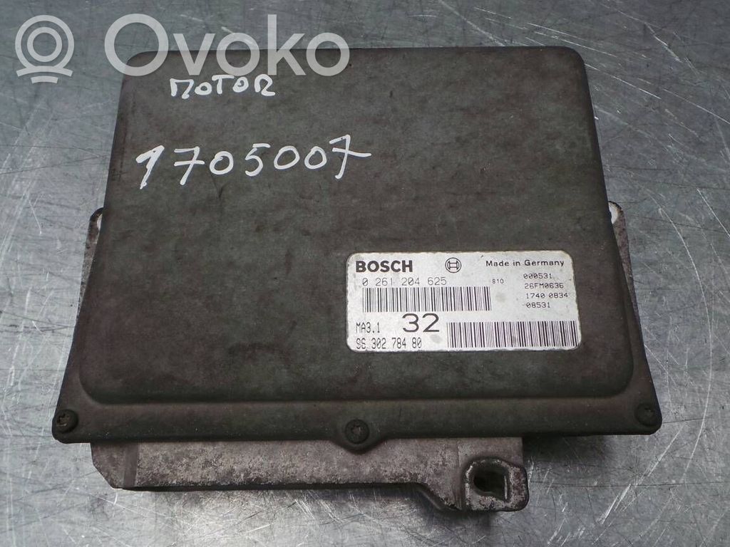 Peugeot 106 Dzinēja vadības bloks 