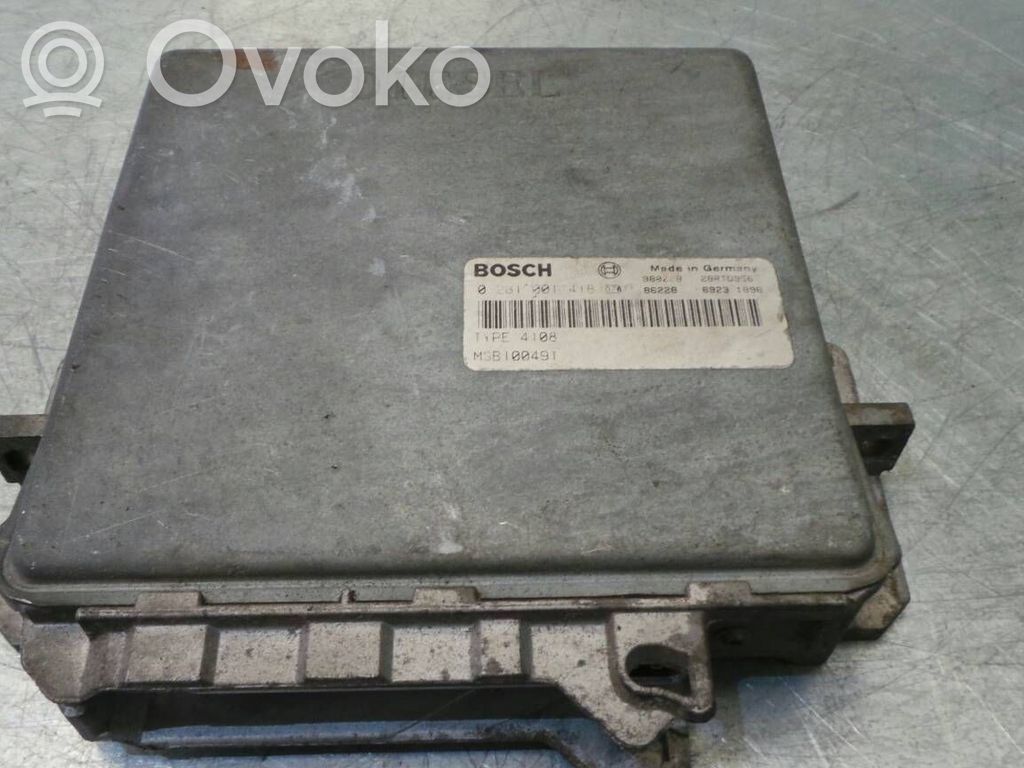 Engine control unit/module   0281001418,MSB100491