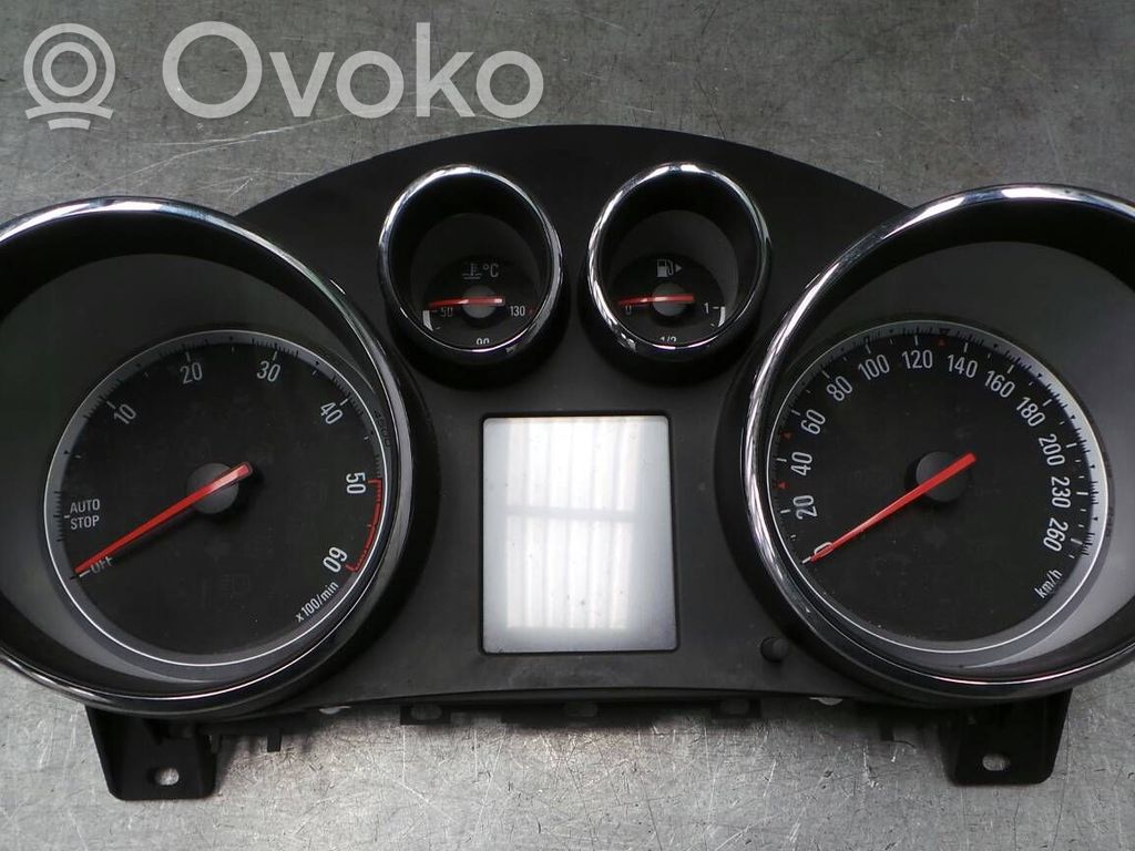 Opel Astra J Tachimetro (quadro strumenti) 