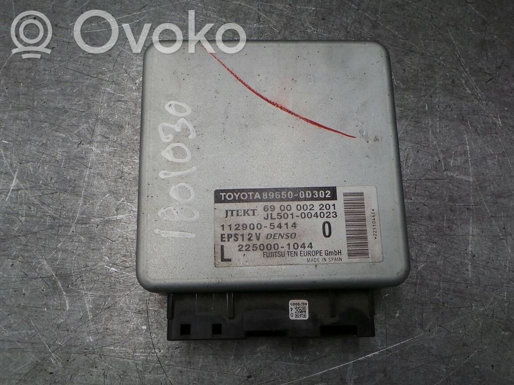 Toyota Yaris Modulo di controllo della cremagliera dello sterzo 